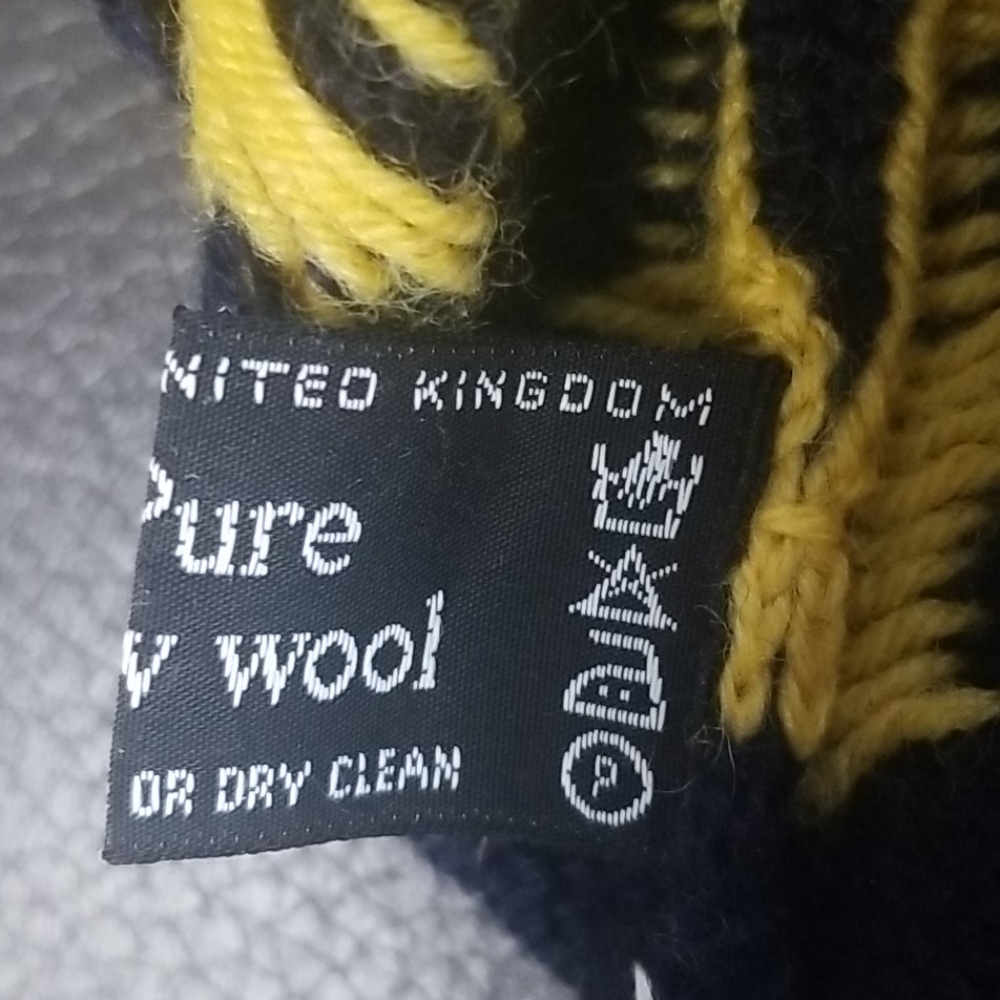 Tiny Tiger 100% Wool Teddy Bear Sweater Large - image 5